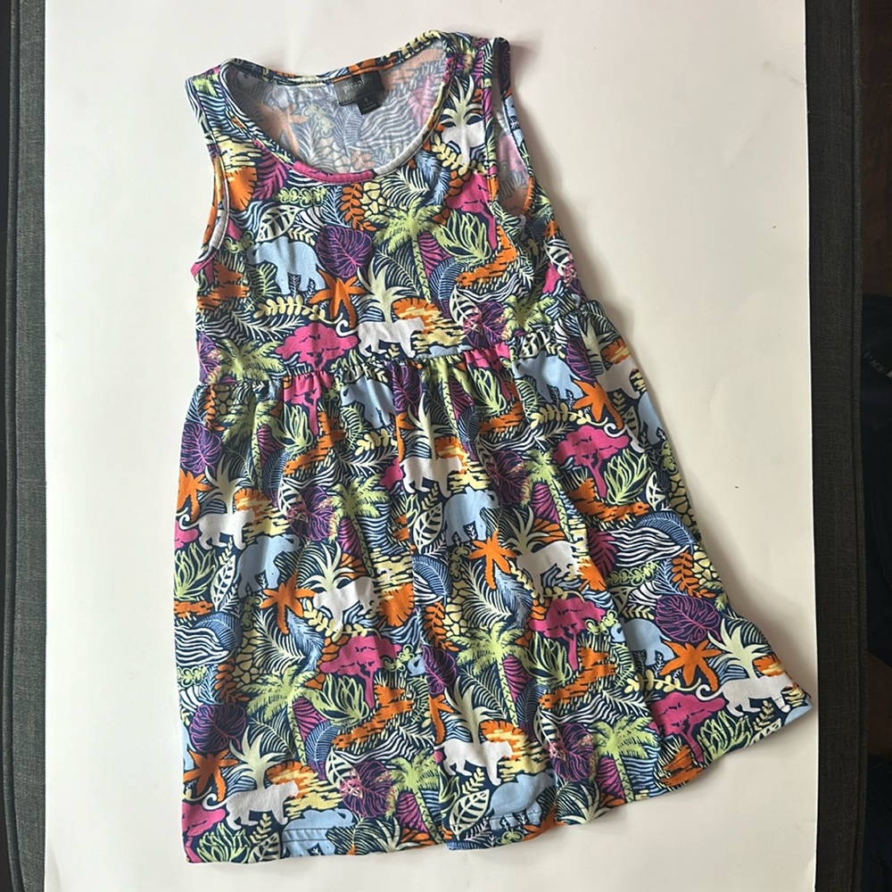 Picapino Dress Jungle Animals Size 6